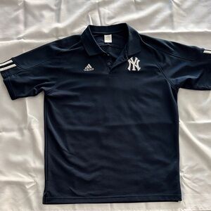 Adidas Navy Polo with Yankees Logo